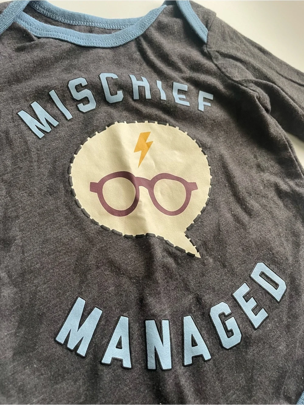 3-pc Harry Potter Set ‘Mischief Managed’ & ‘I’m a Keeper’ bodysuits, pants